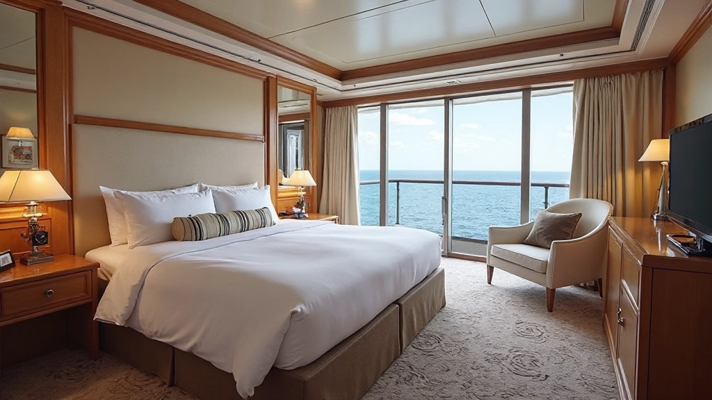 Exclusive cruise suite interior